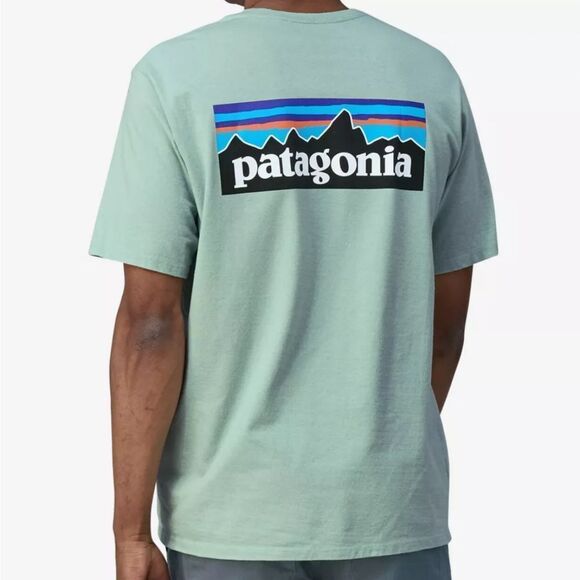 PATAGONIA mens P-6 logo Responsibili-tee shirt - Picture 10 of 10